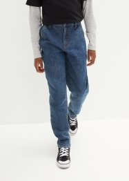 Jeans wide leg con cotone biologico, loose fit, John Baner JEANSWEAR