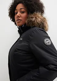 Giubbotto outdoor con pelliccia sintetica, impermeabile, bonprix