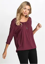 Maglia oversize in misto viscosa, bonprix