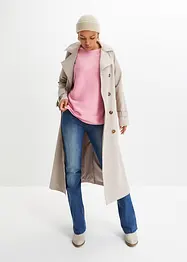 Maglione oversize a costine in misto viscosa, bonprix
