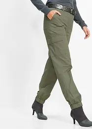 Pantaloni cargo elasticizzati con cotone, bonprix