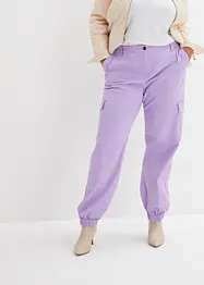 Pantaloni cargo elasticizzati con cotone, bonprix