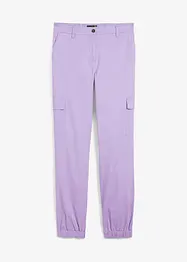 Pantaloni cargo elasticizzati con cotone, bonprix