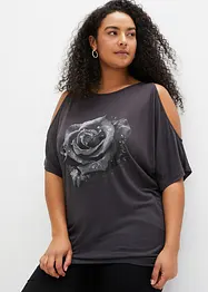 Maglia con cut-out in viscosa, bonprix