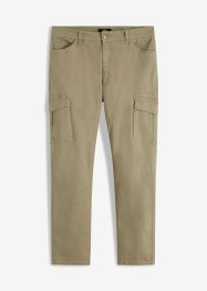 Pantaloni cargo elasticizzati slim fit straight, bonprix