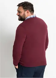 Maglione in filato fine con scollo a V, bonprix
