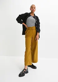 Pantaloni culotte con cintura, bonprix