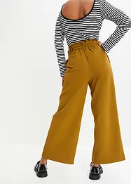 Pantaloni culotte con cintura, bonprix