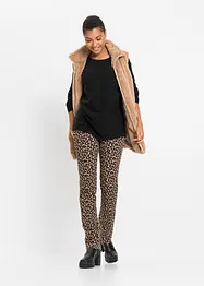 Maglione oversize a costine in misto viscosa, bonprix