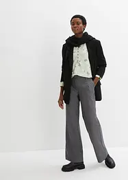 Pantaloni con pinces, vita alta e cinta comoda, bonprix