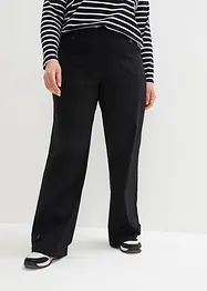Pantaloni elasticizzati in bengalina con comodo elastico in vita, bonprix