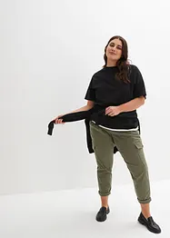 Maglia oversize in puro cotone biologico pesante, bonprix