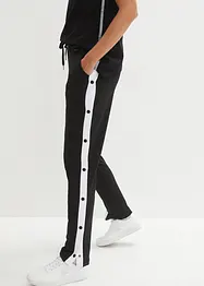 Pantaloni da jogging ad asciugatura rapida con bottoni automatici, bonprix