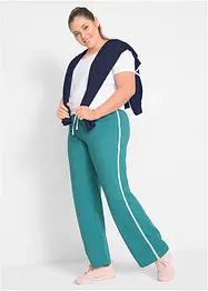 Pantaloni in felpa di puro cotone pesante (pacco da 2), bonprix