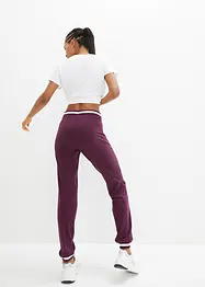 Pantaloni in felpa di misto cotone elasticizzato, bonprix