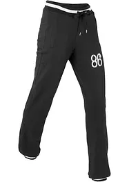 Pantaloni in felpa di misto cotone elasticizzato, bonprix