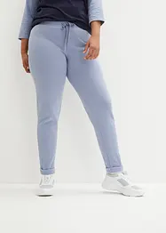 Pantaloni da jogging ultra morbidi con fondo rsvoltato, bonprix