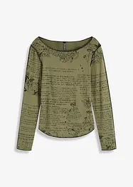 Maglia a maniche lunghe in viscosa morbida, bonprix