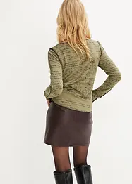 Maglia a maniche lunghe in viscosa morbida, bonprix