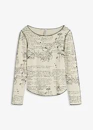 Maglia a maniche lunghe in viscosa morbida, bonprix