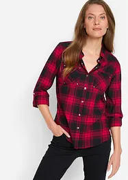 Camicia a quadri in puro cotone, bonprix
