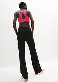 Pantaloni da jogging in misto cotone elasticizzato, bonprix