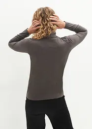 Maglia a maniche lunghe con puro cotone biologico (pacco da 2), bonprix