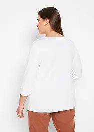 Maglia a maniche lunghe in puro cotone biologico, bonprix