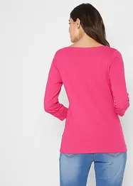 Maglia a maniche lunghe in puro cotone biologico, bonprix