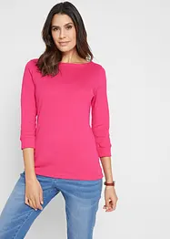 Maglia a maniche lunghe in puro cotone biologico, bonprix