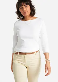Maglia a maniche lunghe in puro cotone biologico, bonprix