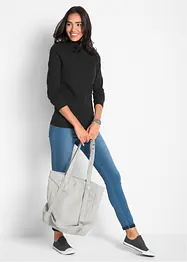 Dolcevita basic in filato fine, bonprix