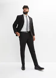 Completo slim fit (4 pezzi) giacca, pantaloni, camicia, cravatta, bonprix