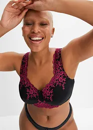 Reggiseno contenitivo senza ferretto con spalline imbottite, bonprix