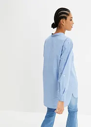 Blusa lunga con maniche arrotolabili, bonprix