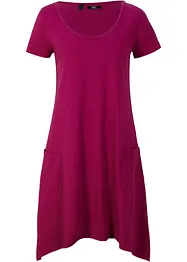 Abito corto in cotone con filato fiammato, bonprix