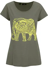 T-shirt in cotone con stampa, bonprix