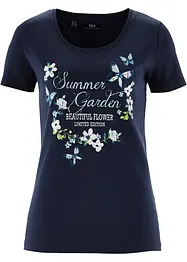 T-shirt in cotone a maniche corte, bonprix
