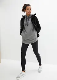 Tuta sportiva con felpa lunga e leggings (set 2 pezzi), bonprix
