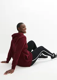 Tuta sportiva con felpa lunga e leggings (set 2 pezzi), bonprix