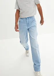 Jeans elasticizzati loose fit con vita regolabile, straight, bonprix