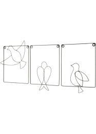 Decorazione da parete con uccello (pacco da 3), bpc living bonprix collection