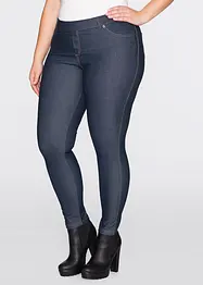 Leggings effetto jeans in misto cotone, bonprix