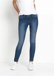 Jeans skinny cropped, vita media, bonprix
