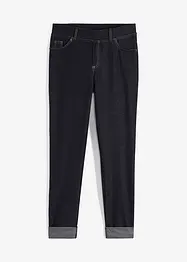 Leggings effetto jeans in misto cotone, bonprix