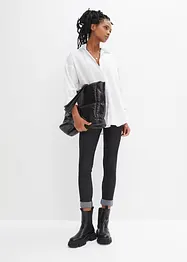 Leggings effetto jeans in misto cotone, bonprix