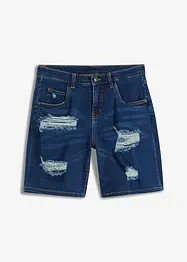 Shorts di jeans effetto sdrucito, bonprix