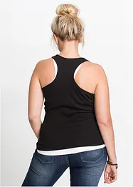 Canotta a costine in puro cotone biologico (pacco da 2), bonprix
