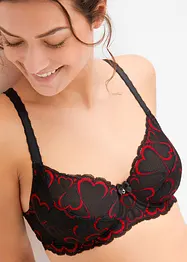Reggiseno con ferretto e pizzo delicato, bonprix