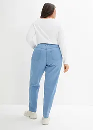 Mom jeans elasticizzati, vita alta, bonprix